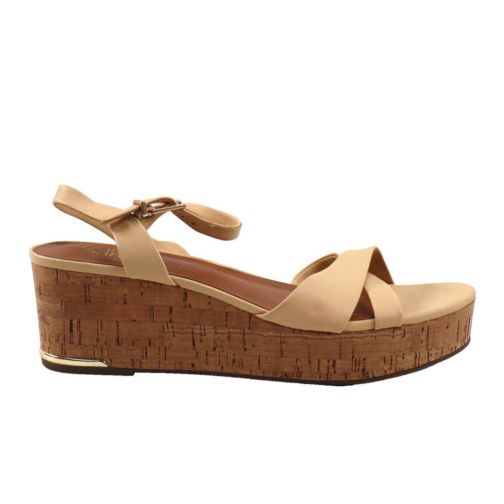 🔥Franco Sarto Pelma Cork Platform Wedge Sandals, 9US/40EU MSRP$120 SHIPS TODAY